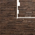 thumbnail image 5 of Ekena Millwork 48 5/8"W x 24 3/4"H x 1 1/4"D Cascade Stacked Stone, EverStone Faux Stone Siding Panel, Sequoia Valley, 5 of 9