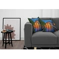 thumbnail image 3 of Ambesonne Colorful Throw Pillow Cover 2 Pack, Middle Age Building, 24", Multicolor, 3 of 7