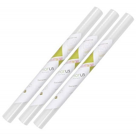 Amorus 3 Rolls Eva Shelf Liners For Kitchen Cabinet Drawer Non