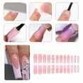 thumbnail image 7 of RAGUPEL 24Pcs Glue on Nails for Women,Crystal Embellished Square Nails,3D Hollow Butterfly Fake Nails with Designs,Nails Press on for Daily Life,Gatherings and Photo Shoots,Style1, 7 of 7
