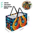 thumbnail image 2 of Peace symbol Large Capacity Reusable Foldable Laundry Bag & Picnic Basket Combo - Oxford Cloth Multipurpose Picnic Baskets, 2 of 7