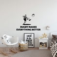 thumbnail image 2 of Everything Better Rugby Quote Wall Sticker Room Vinyl Wall Art Decals Sport Activities/ Rugby Fitness Inspiration Training Home Gym Vinyl Stickers Motivational Wall Art Decoration Size (24x40 inch), 2 of 3