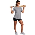 thumbnail image 4 of NELEUS Womens Workout Tops UPF 50+ Short Sleeve Shirts for Athletic Yoga Running Loose Fit Quick Dry T-Shirts,Gray,US Size L, 4 of 5
