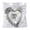 Silvery, variant on oshhni High Brightness Bird Deterrent Modern Heart Shaped for Lawn Farmland Balcony Blue