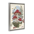 thumbnail image 3 of Stupell Industries Cottage Mushrooms & Blooms Floral Painting Gray Floater Framed Canvas Art Print Wall Art, 17 x 25, 3 of 9