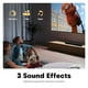 thumbnail image 5 of Barras de sonido para TV de 16 pulgadas, barra de sonido cinematográfica para TV con graves impactantes, luces dinámicas y control remoto, montaje en pared, altavoces de barra de sonido Bluetooth para, 5 of 5