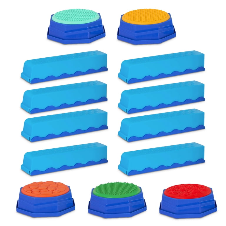 Battat Busy Beams Balance Beam Set, 8 Beams with 5 Sensory Pods photo 6