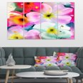 thumbnail image 1 of Colorful Watercolor Floral Pattern - Extra Large Floral Wall Art, 1 of 4
