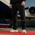 thumbnail image 2 of YOUNGLA Men's Baggy Sweatpants Lightweight Lounge Bottom Athletic Workout Pants with Pockets, 2 of 7