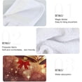thumbnail image 5 of GZHJMY Christmas Bell Hanging Tie Towels Set of 2, Soft Absorbent Kitchen Hand Towels with Hanging Loops for Kitchen Bathroom Farmhouse Home Decor, 18.2 x 14 Inch Wash Cloths, 5 of 7
