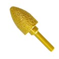 thumbnail image 2 of Broca de rebaba con cabezal de molienda de diamante, herramienta rotativa de vástago de 6mm, punto montado de molienda, broca de molienda para grabado 18mm, 2 of 8
