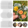 thumbnail image 2 of Moocorvic 30Pcs Transparent Dried Flower Bookmarks Craft, Clear Drift Bottle Bookmark, Flower Page Clips Bookmarks, Clear Flower Page Sticker, Glassware Stickers, 2 of 7