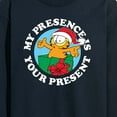 thumbnail image 3 of Garfield - My Presence Is Your Present - Adult Long Sleeve Tee, 3 of 5