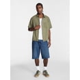 thumbnail image 3 of No Boundaries Boxy Fit Ripstop Shirt with Short Sleeves, Men's XS-5XL, 3 of 6