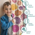thumbnail image 3 of Blackout Kids Curtains,Pioneer Flower Floral Print Pattern Childrens Insulated Curtains Set Of 2,Bedroom Essentials,Toddler Room Decor 42"x54", 3 of 5