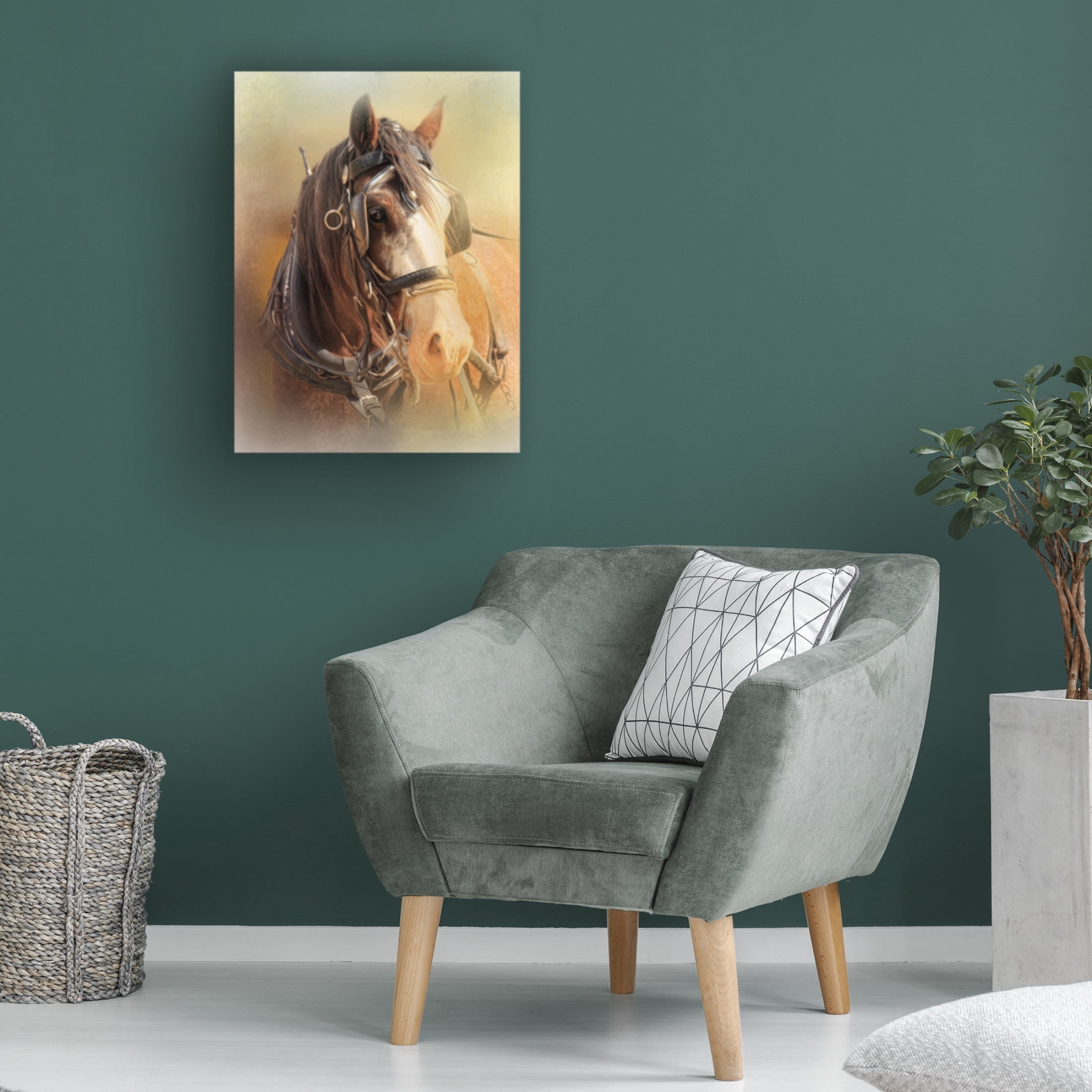 Canvas Wall Art - Trudi Simmonds 'Days in the Sun' Wall Art for Living Room, Bedroom, or Office Décor by Trademark Fine Art - 14 x 19 Inches