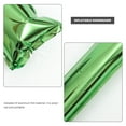 thumbnail image 5 of Raindrops Green Inflatable Cheering Stick Aluminum Foil Material for Decor and Sports Events 24pcs, 5 of 6