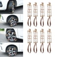thumbnail image 4 of Anti Slip Tire Chain, Tire Snow Chain Universal Strong Grip Force  for Pickup for Cars for SUVs, 4 of 8
