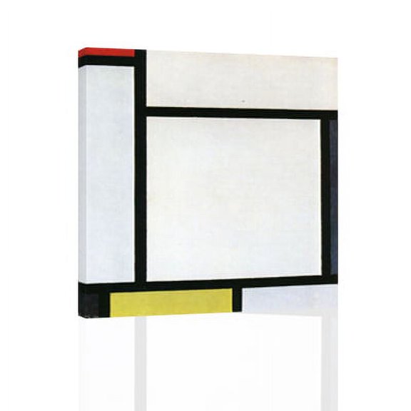 "Composition With Red, Yellow And Blue - Mondrian- CANVAS or PRINT WALL ART"
