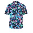 thumbnail image 2 of Camisa hawaiana de gran oferta de verano para hombre, camisas de playa con estampado divertido de hojas de surf en 3D para hombre, blusa genial de gran tamaño, ropa de calle, 2 of 5