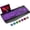 Black-Wired, variant on Large Print Wired Backlit Keyboard with 7-Color Backlight, Wrist Rest, Phone Holder, Oversized Keys, USB Plug & Play for PC Laptop Desktop Windows, Black