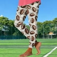 thumbnail image 5 of Womens Leggings High Waisted,Women's High Waist Legging Football Printed Gym Yoga Pants Hidden Scrunch Butt Lift Pants, 5 of 5