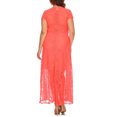 thumbnail image 2 of Ella Samani Women's Plus Size Lace Wrap Maxi Dress with Tie Waist, 2 of 4