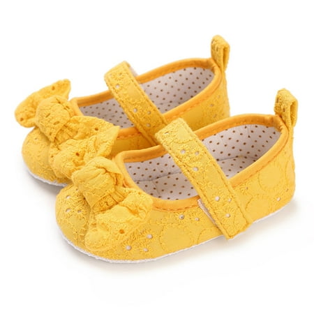 

Cathalem Size 2 Baby Shoes Spring And Summer Children Baby Toddler Shoes For Girls Flat Sole Soft And Toddler Shoe Size 6 Boy Yellow 12 Months