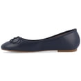 thumbnail image 3 of Journee Womens Vika Slip On Round Toe Ballet Dress Flats, Widths Available, 3 of 10