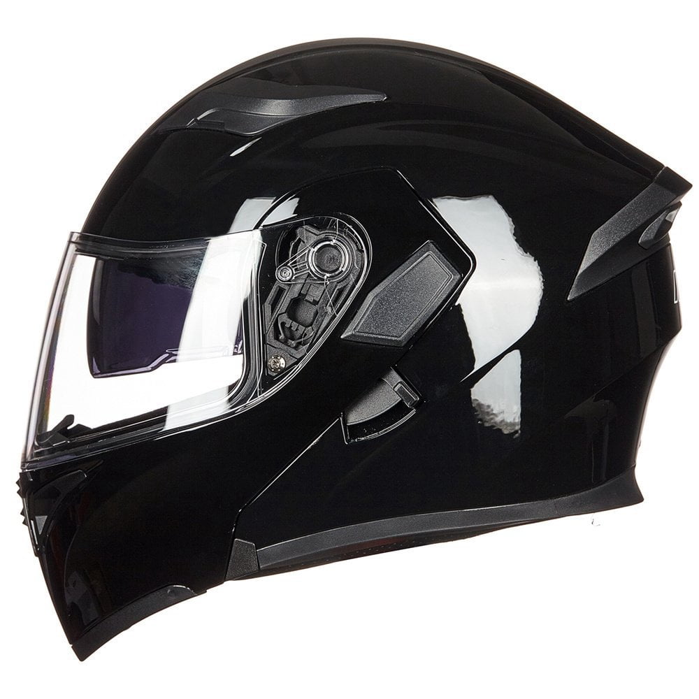 ILM Motorcycle Dual Visor Flip up Modular Full Face Helmet DOT Model 902/902L