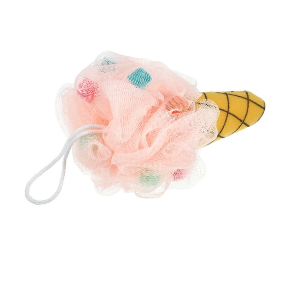 Vocoste 1 Pc Bath Shower Loofah Sponge Body Puffs for Bathroom 5.31"x5.12" Assorted Color