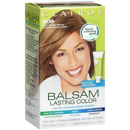 Clairol: Light Golden Brown Balsam Lasting Color, 1 ct