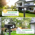 thumbnail image 5 of Solar Powered Animal Repeller, Ultrasonic Pest Deterrent with LED Strobe Light, Green, Motion Sensor, 14.8 Inch Stake, for Yard Garden 2 Packs, 5 of 7