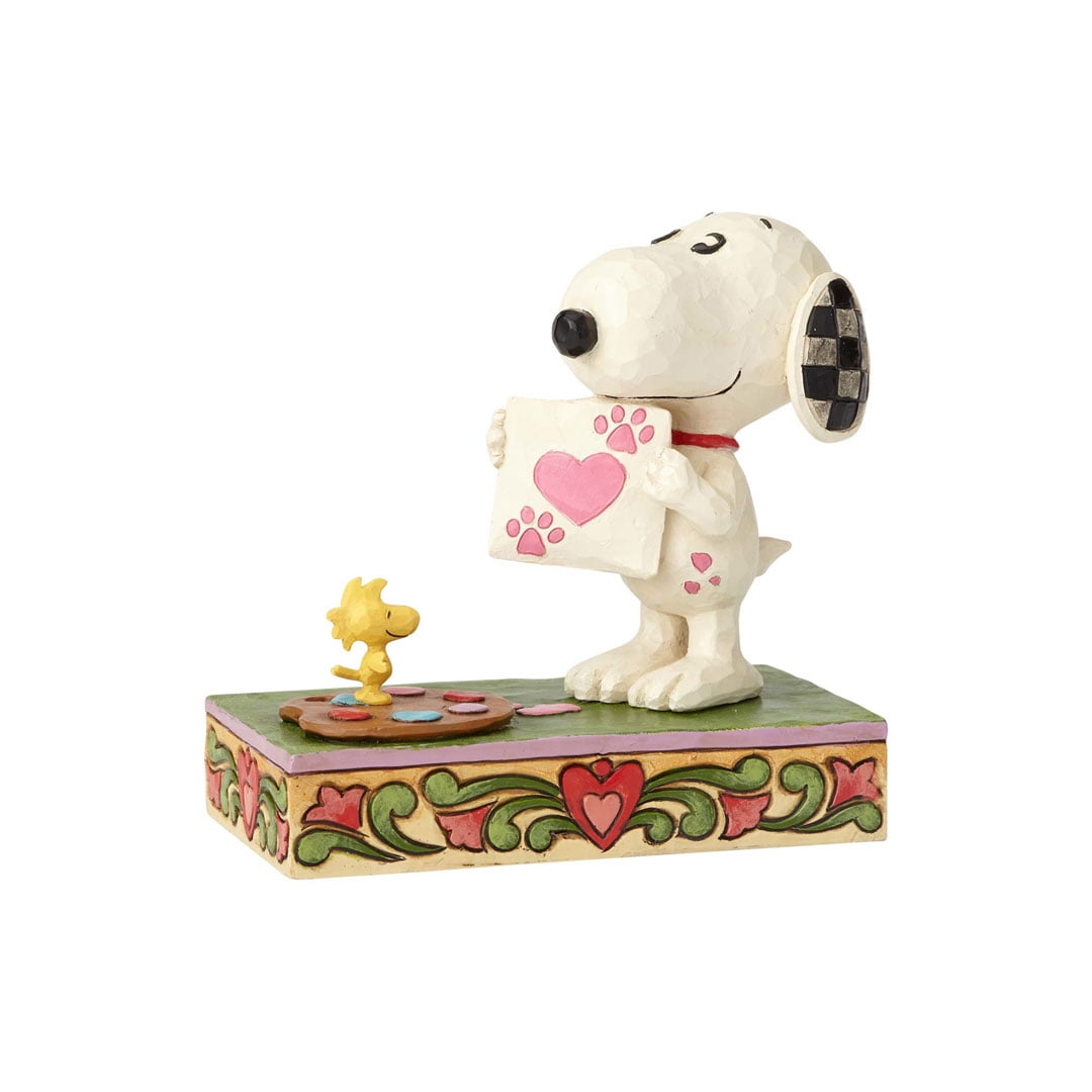 Jim Shore Valentine Snoopy with Woodstock 4059431 - Walmart.com - Walmart.com