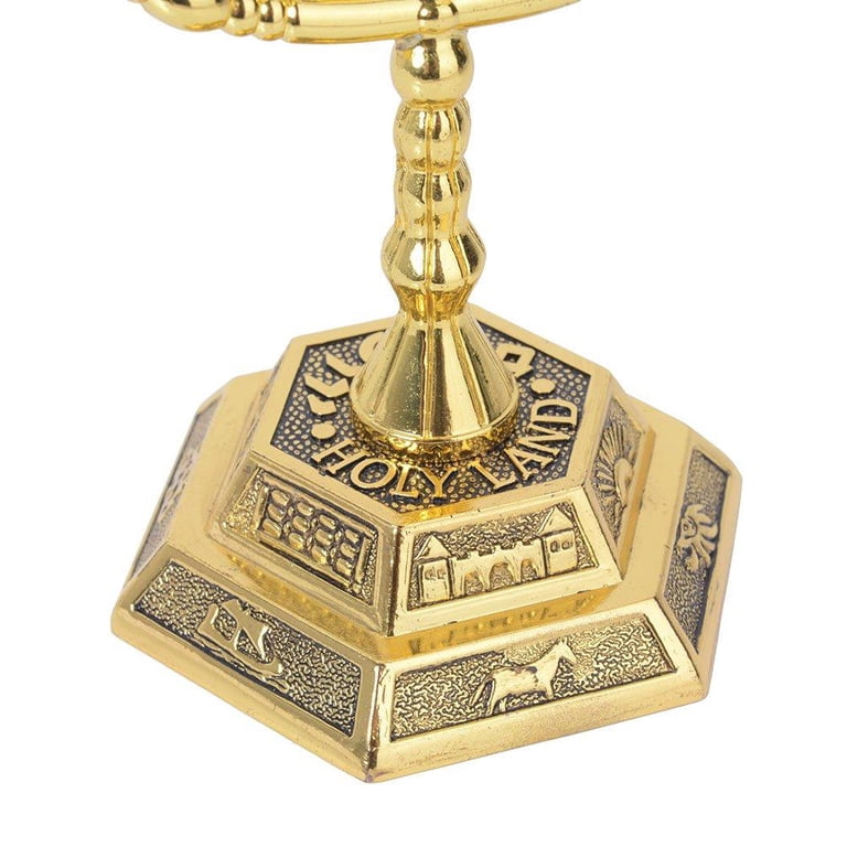 BRTAGG Gold 7-Branch Menorah with 12 Tribes Design photo 7