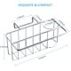 thumbnail image 2 of Soporte de esponja para carrito de fregadero – Soporte para esponjas de fregadero de cocina, soporte para cepillo 2 en 1, carrito de esponja impermeable de acero inoxidable SUS 304, sin perforación, 2 of 6