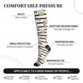 thumbnail image 3 of Bixox Pig And Watermelon Print Compression Socks,Compression Socks Women & Men Circulation for Medical,Running,Athletic, 3 of 7