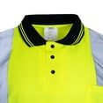 thumbnail image 4 of JORESTECH Hi-Vis Long Sleeve Safety Polo Shirt, ANSI Class 3 (Yellow, 3XL), 4 of 9