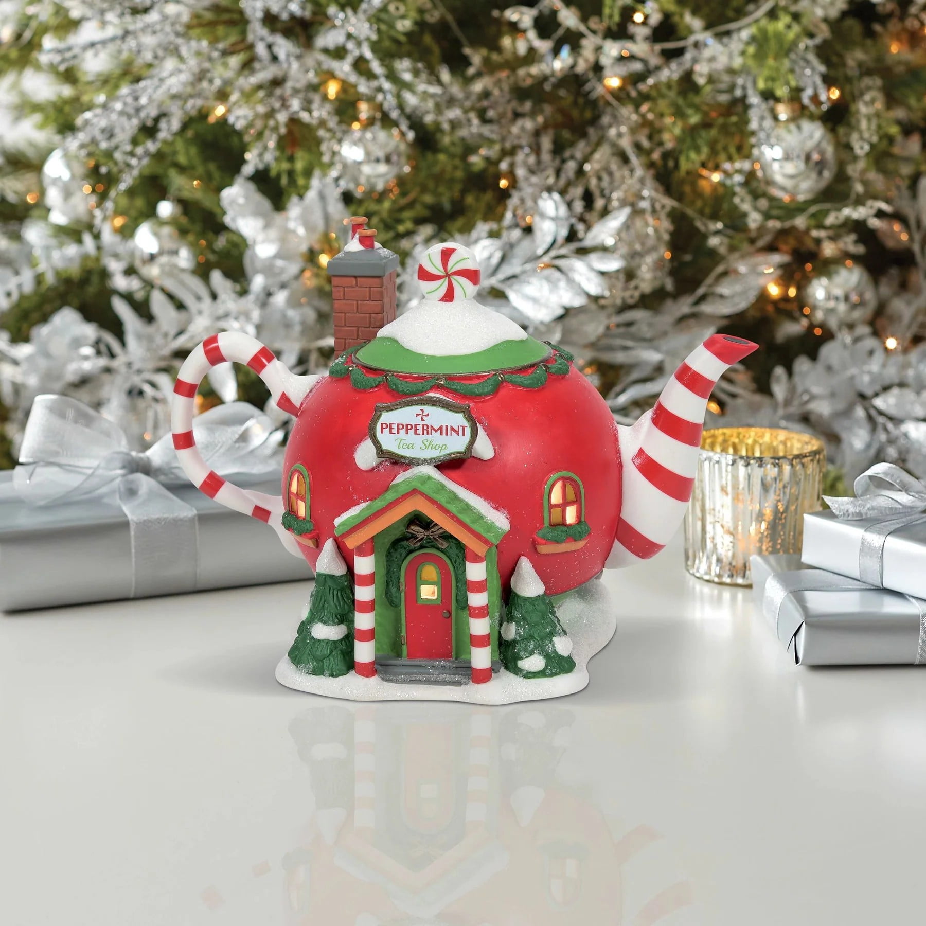 Department 56 Department 56 Lighted Christmas Peppermint Tea Shop Lighted Building - 6011406