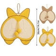 thumbnail image 2 of Dog Butt Shaped Sisal Cat Scratching Mat Anti-Scratch Board Hangable Cat Scratching Board Pet Toy, 2 of 4