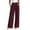 Wine(Womens Pants), variant on GUACER Wide Leg Trousers for Women High Waisted Pleated Button Dress Pants for Office & Casual Wear