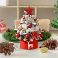 thumbnail image 4 of Elegant Festive Tabletop Holiday Centerpiece For Home Lifelike Realistic Design Durable Sturdy Base Christmas Tree Display, 4 of 5