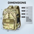 thumbnail image 6 of KastKing Fishing Tackle Backpack,Water-Resistant Fishing Bag With 2 Rod Holders,Fishing Gear and Equipment -KarryAll KastMate, 6 of 16