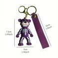 thumbnail image 2 of 1pc Cartoon Anime Keychain, Variant Animal Bag Accessory Car Keychain For Men, 2 of 4