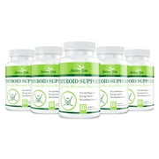 Thyroid Support for Energy and Metabolism Supplement - Improves Energy Level and Blood Flow for Thyroid and Metabolism Health - 300 Capsules