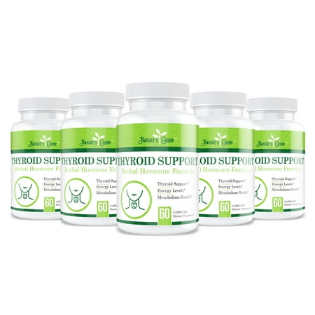Thyroid Support for Energy and Metabolism Supplement - Improves Energy Level and Blood Flow for Thyroid and Metabolism Health - 300 Capsules