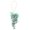 Green, variant on OULII Beaded Grape Acrylic Hanging Ornament Green Pendant for Garden Wall Window Decoration
