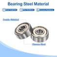 thumbnail image 3 of 25 Pack R4AZZ Deep Groove Ball Bearings 1/4" ID x 3/4" OD x 9/32" Height  ABEC3, 3 of 6
