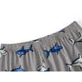 thumbnail image 5 of Beezizac 2-Piece Pajamas For Big Boys Blue & Gray Shark Cool Long Sleeve Soft Kid PJ Set Size 12, 5 of 7