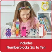 hand2mind Numberblocks Friends Six to Ten, Action Figure Set, Math Toy, Ages 3+